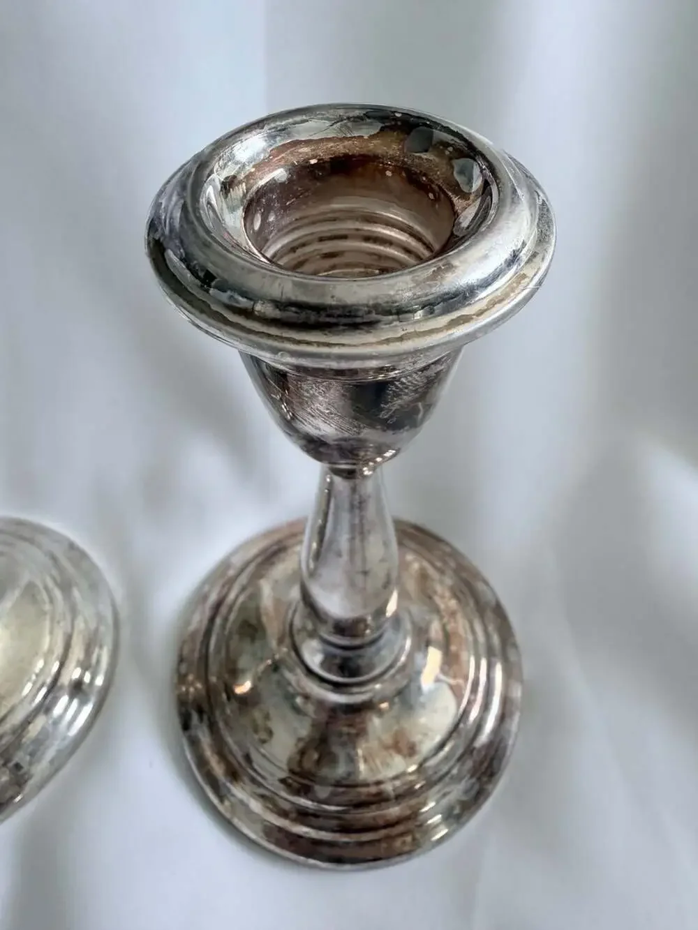 Newport Silverplate Candlestick Holders YB 1639 Pair